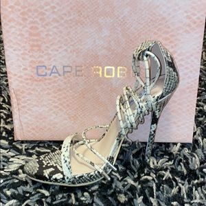 Snake Print Heels